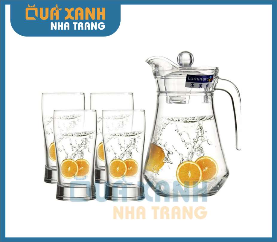 Bộ bình ly thủy tinh Luminarc (5 Món)