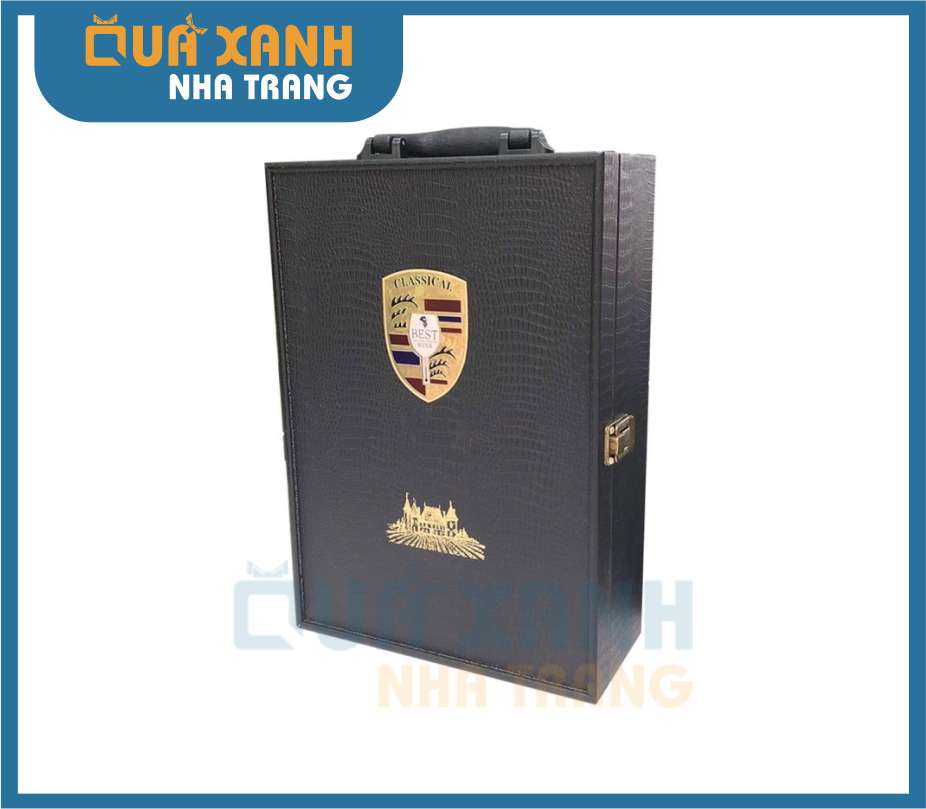 Hộp Đựng Rượu Da Cao Cấp