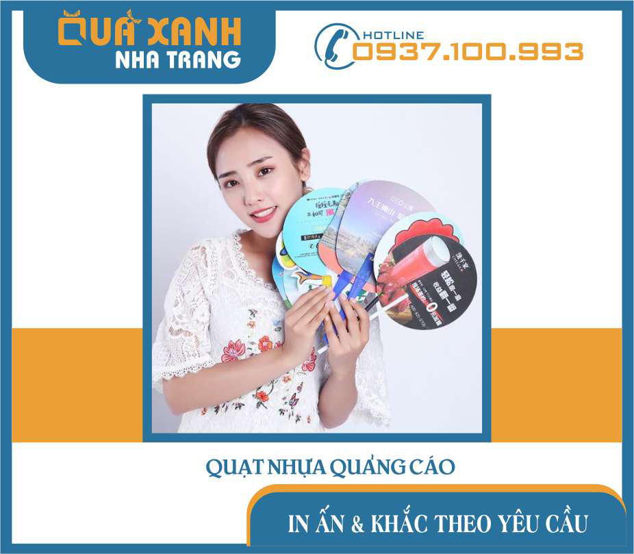 Quạt Nhựa Quảng Cáo