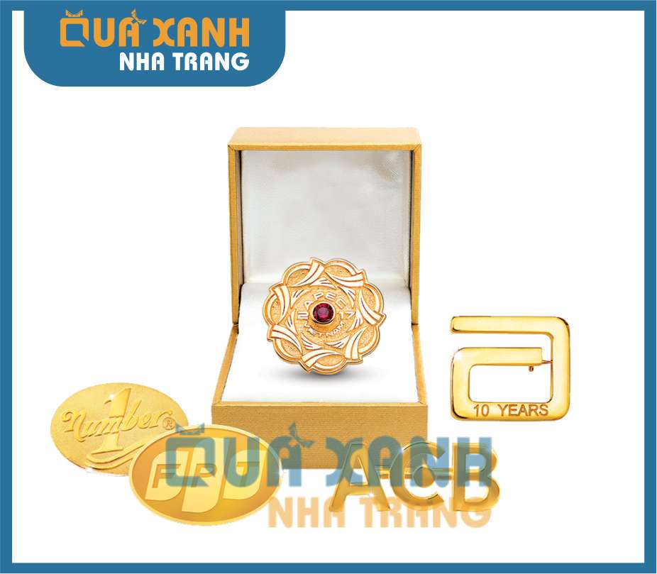 Pin Cài Áo Mạ Vàng – Nam Châm