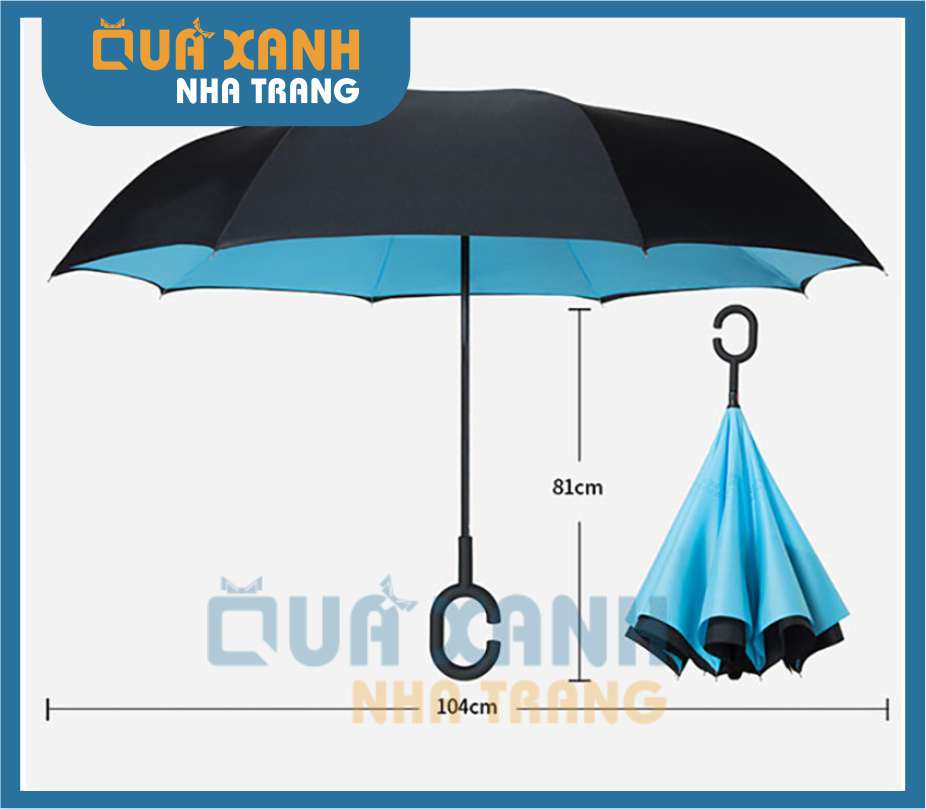 Ô Dù Quảng Cáo Gắp Ngược Chuyên Dụng Cho Oto